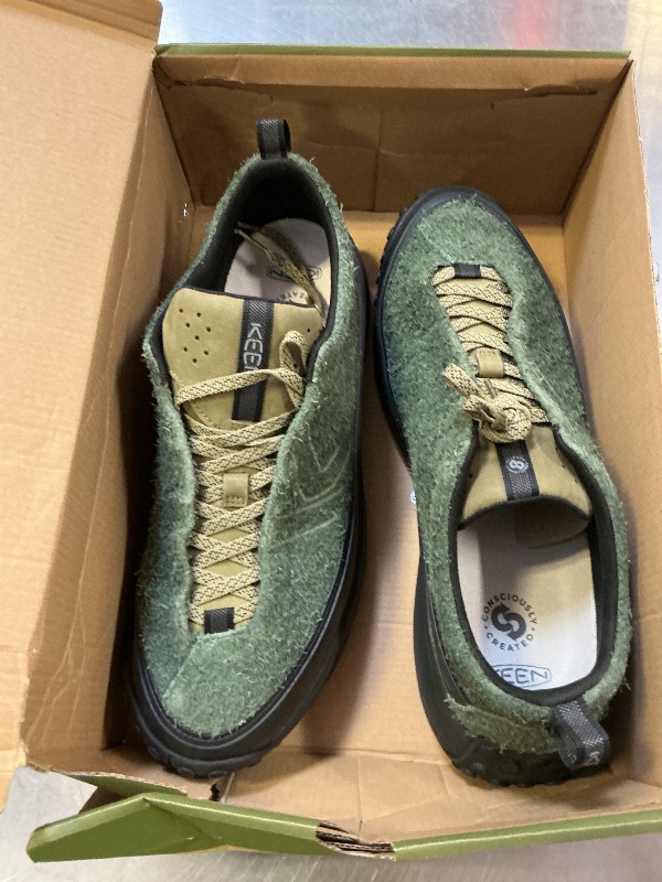 Photo 1 of KEEN Men's KS Mino Comfortable Breathable Durable Stylish High Traction Sneakers, Bronze Green/Martini Olive, 13