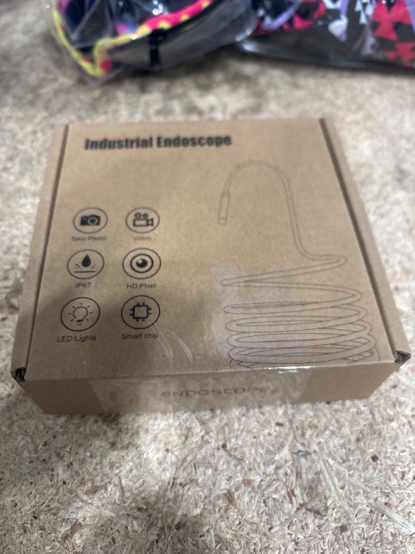 Photo 1 of [Dual-Lens] Endoscope Camera with Light, 1920P HD Borescope with 8+1 Adjustable LED Lights, IP67 Waterproof 16.5FT Semi-Rigid Snake Cord Inspection Camera for iPhone, iPad and Android Phone (Type C)