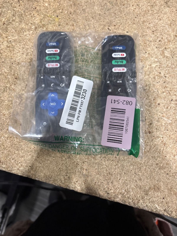 Photo 1 of (Pack of 2) Replacement Remote Control Only for Roku TV, Compatible for TCL Roku/Hisense Roku/Onn Roku/Sharp Roku/Element Roku/Westinghouse Roku/Philips Roku Smart TVs (Not for Roku Stick and Box)