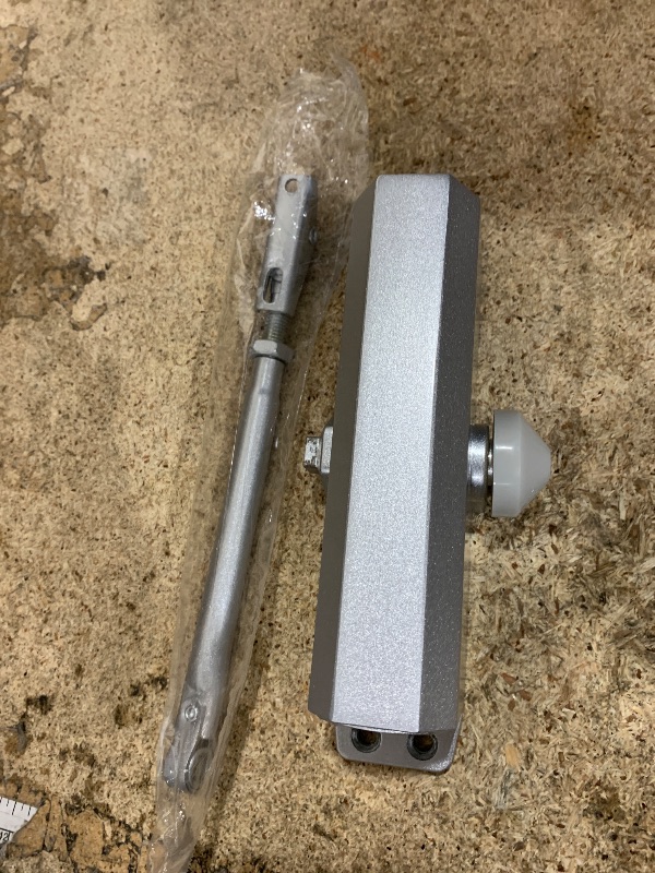 Photo 1 of ***MISSING PARTS***
**SEE NOTES** Spring Door Closer with Hold Open Soft Close with Automatic Adjustable Arm Operated for Commercial & Home 40-85KG Weight Door, 3 Sizes (Size : Small) (Small)