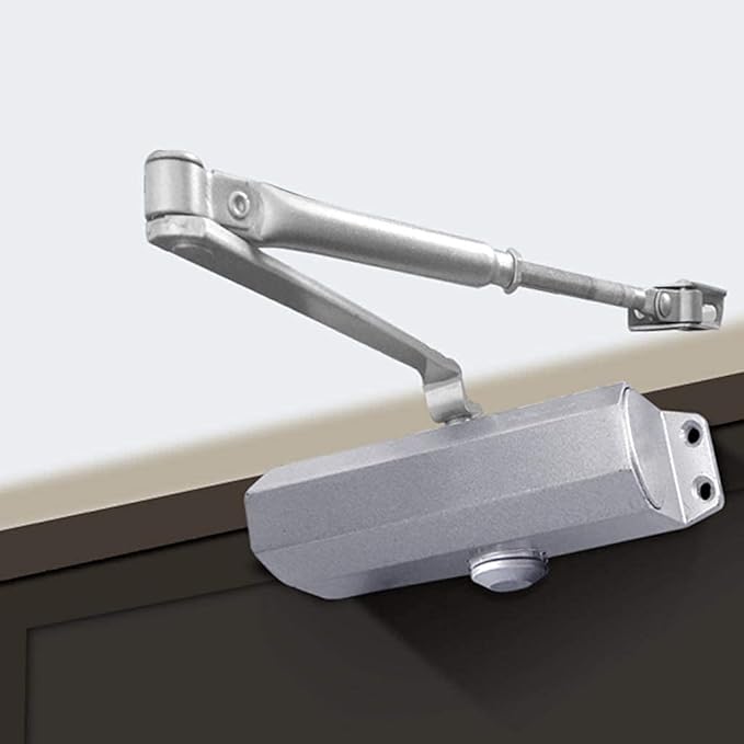 Photo 1 of ***MISSING PARTS***
**SEE NOTES** Spring Door Closer with Hold Open Soft Close with Automatic Adjustable Arm Operated for Commercial & Home 40-85KG Weight Door, 3 Sizes (Size : Small) (Small)