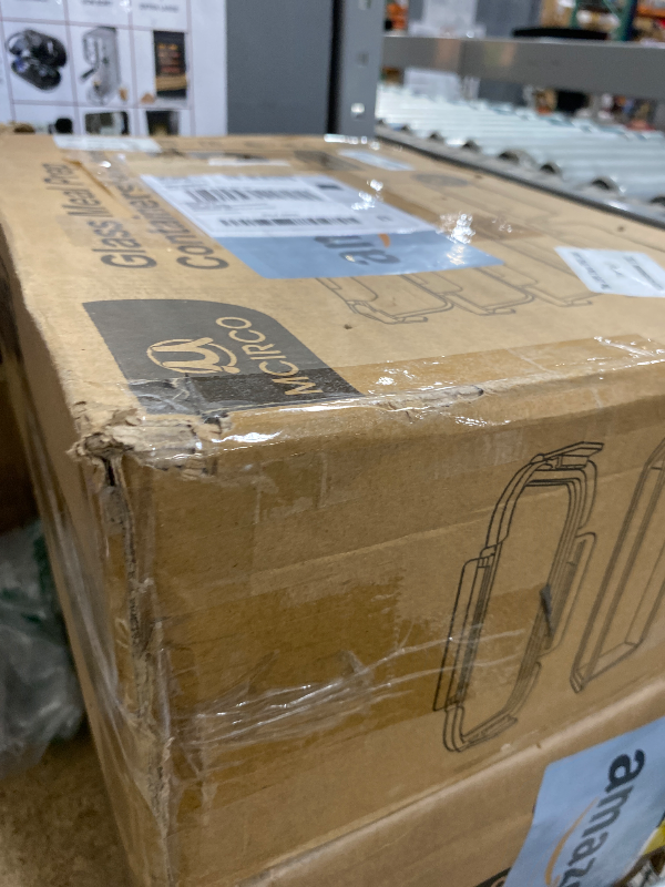 Photo 1 of [8-Pack,30 oz]Glass Meal Prep Containers,Glass Food Storage Containers,Airtight lunch Containers with Lids, Microwave, Oven, Freezer and Dishwasher