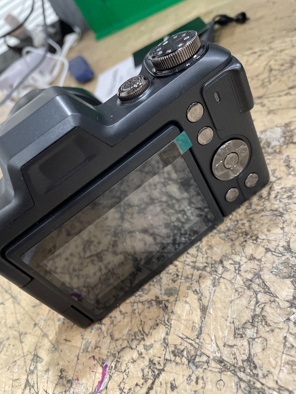 Photo 1 of (broken)(sold for parts) 4K Digital Camera for Photography & Vlogging, 56MP Point and Shoot Digital Cameras with 180° Flip Screen, 16X Zoom Compact Travel Camera, Portable Cámara for Adults & Beginners with 32GB SD Card