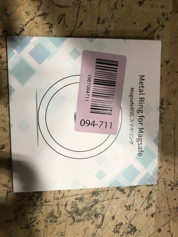 Photo 1 of ?0.2mm Ultra-Thin? Aothey Magnetic Ring Sticker, Metal Magnetic Ring for Phone Cases & Wireless Charging, 6 Pack (Black)