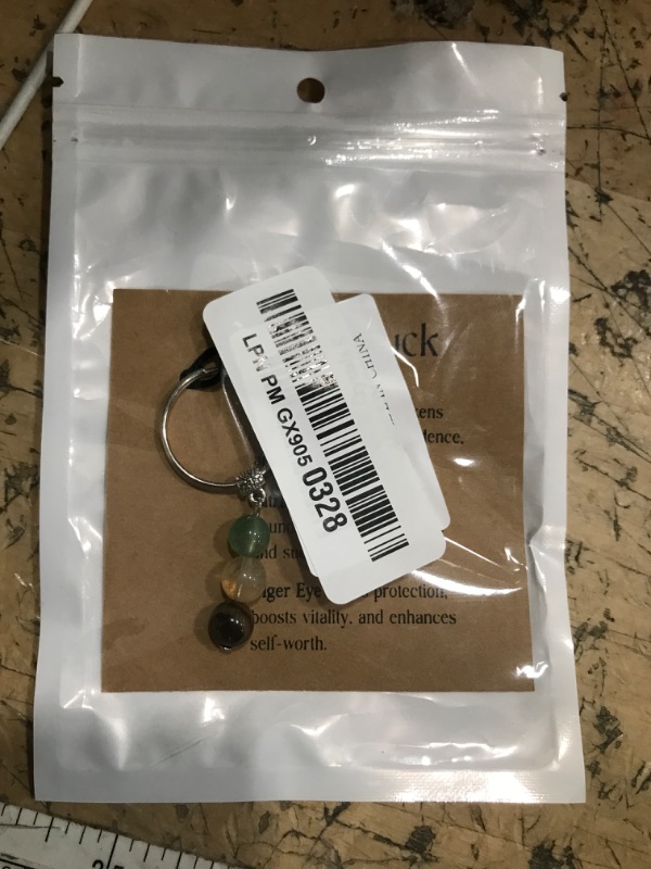 Photo 1 of ***MISSING PARTS***
Habbiful Natural Crystals Keychain for New Beginnings, Inspirational Healing Stones Keychain Good Luck Charms Gifts for Women Bag Purse (B)