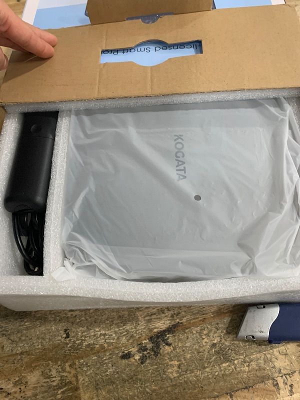 Photo 1 of [Short Throw/Built in Apps] Projector 4K with WiFi and Bluetooth, 2000ANSI TOF Auto Focus Keystone Smart Projector for Dolby Audio Home Theater Movie, Kogata Outdoor Projector Portable Ceiling Gray