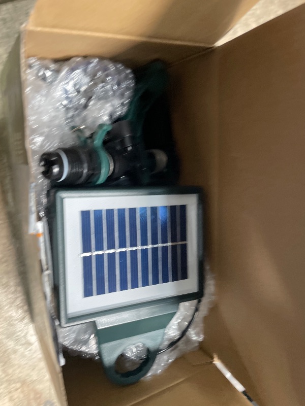 Photo 1 of **MISSING BATTERY AND BATTERY COVER**Solar Motion Activated Sprinkler with Day & Night Detection Modes Repellent Detector for Garden Outdoor Waterproof