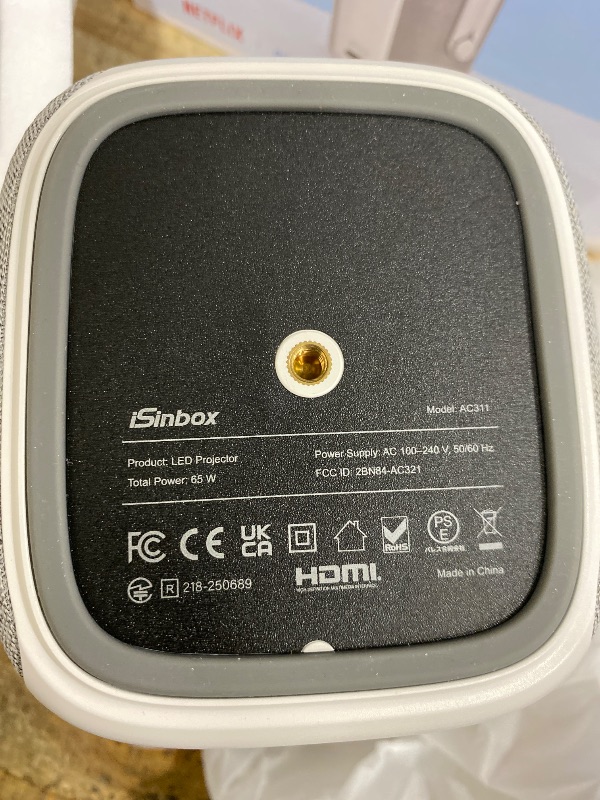 Photo 1 of [Short Throw/1200ANSI/Built in Apps] 4K Outdoor Projector with WiFi and Bluetooth, Auto Focus Projector with Dual-Mode Stand, Smart Portable Proyector with Netflix/YouTube/PrimeVideo & Dolby