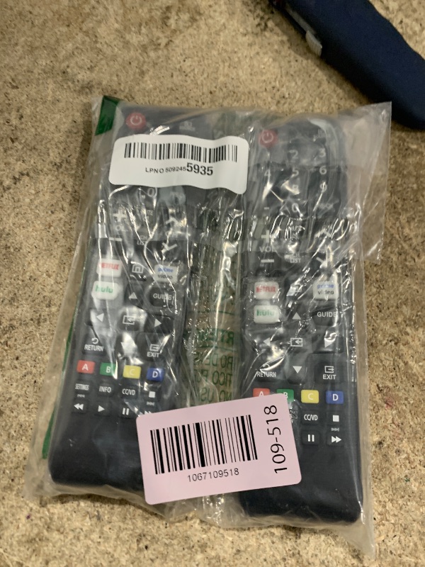Photo 1 of ?Pack of 2? New Universal Remote for All Samsung TV Remote, Replacement Compatible for All Samsung Smart TV, LED, LCD, HDTV, 3D, Series TV
