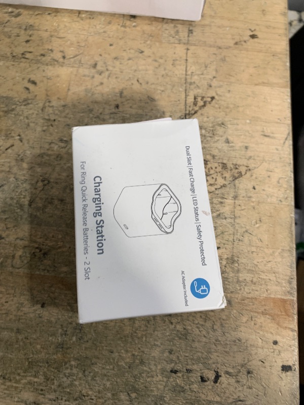 Photo 1 of [Gen 2] Charging Station for Ring Quick Release Battery Pack, 24W Fast Charger for Spotlight Camera, Video Doorbell 2/3/3 Plus/4, Stick Up Cam, Excludes Batteries