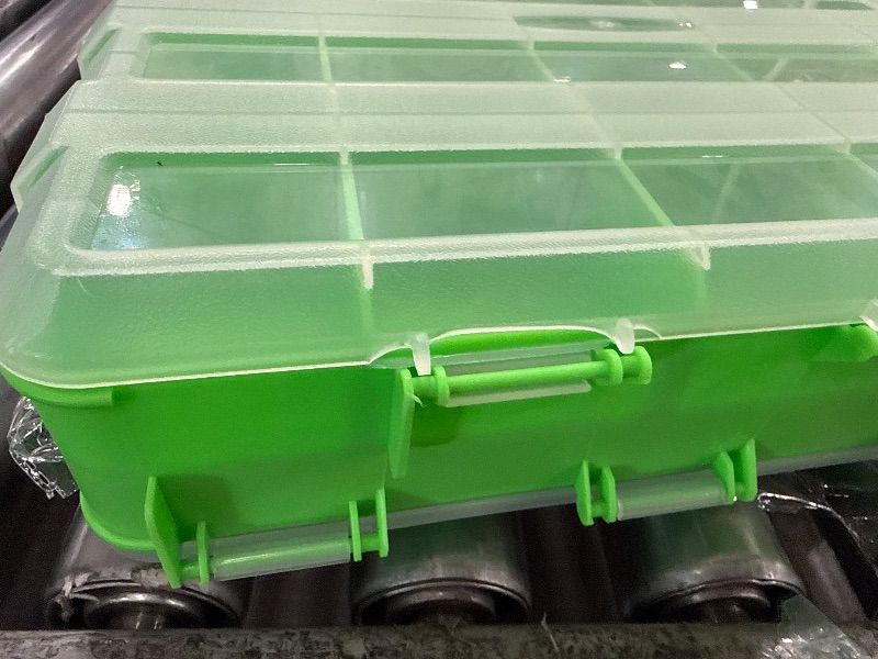 Photo 1 of **SEE NOTES***SWANLAKE GARDEN TOOLS 34-Compartments Double Side Parts Organizer with Removable Dividers, Double Side Tools Box Screw Organizer For Nuts, Bolts, Screws, Nails, Small Hardware