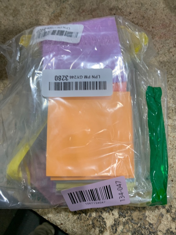 Photo 1 of (24 Pads) Sticky Notes 3x3 in Post, 12 Bright Colors Self-Stick Note Pads it, Strong Adhesive, Easy to Post for Home, Office, Notebook