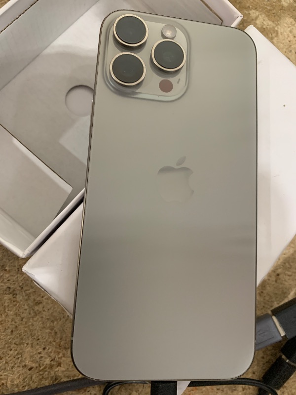 Photo 1 of *** PHONE IS LOCKED WITH PASSWORD *** Apple iPhone 16 Pro Max, US Version, 256GB, Natural Titanium - Unlocked (Renewed)LPNPMGY0268178