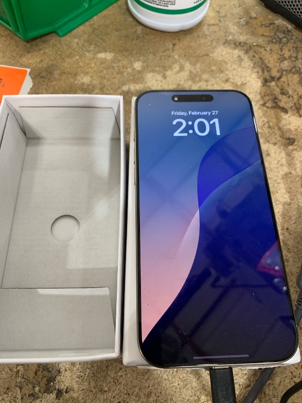 Photo 1 of *** PHONE IS LOCKED WITH PASSWORD *** Apple iPhone 16 Pro Max, US Version, 256GB, Natural Titanium - Unlocked (Renewed)LPNPMGY0268178