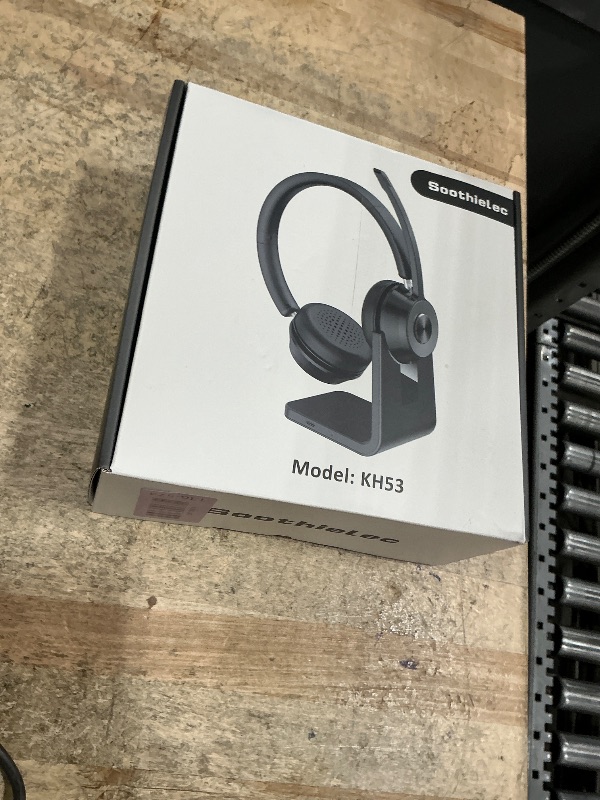 Photo 1 of (Upgraded Version) Wireless Headset, Bluetooth Headset with Noise Cancelling Microphone, Best Headphones with Mic Mute & USB Dongle for PC/Computer/Laptop/Cell Phones/Remote Work/Call Center