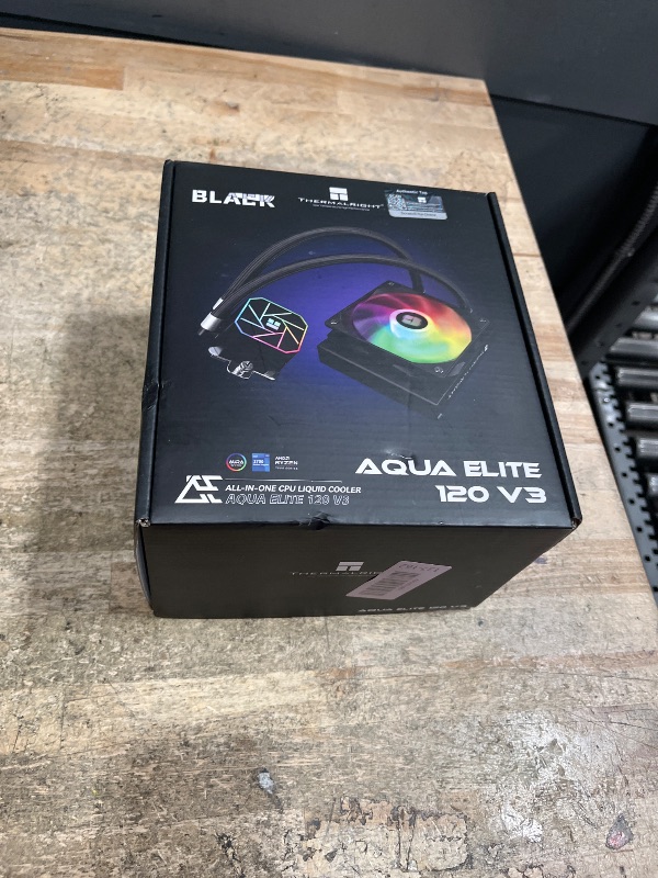 View 2 of **********MISSING MOUNTING BRACKETS**********
Thermalright Aqua Elite 120 V3 Liquid CPU Cooler, 120 Cooling Row Size, 120mm PWM Fans, S-FDB Bearings,for AMD/AM4/AM5, Intell LGA1150/1151/1155/1156/1200/2011/1700/1851,Desktop CPU Cooler AIO