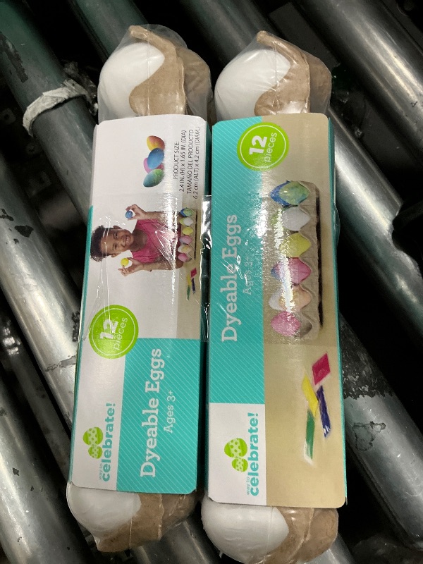 Photo 1 of  (2) 12 Plastic Decorating DIY Dyable Craft Eggs - No Cooking Required by Walmart
