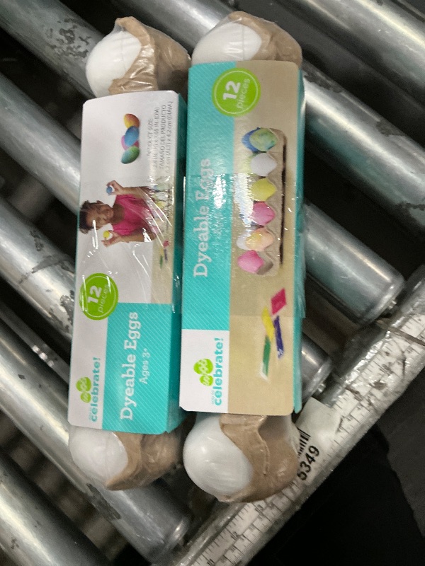 Photo 1 of (2) 12 Plastic Decorating DIY Dyable Craft Eggs - No Cooking Required by Walmart