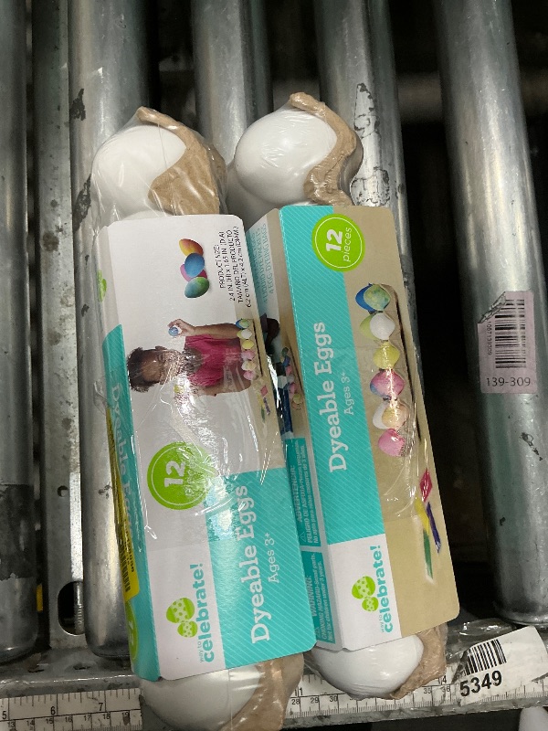 Photo 1 of (2) 12 Plastic Decorating DIY Dyable Craft Eggs - No Cooking Required by Walmart