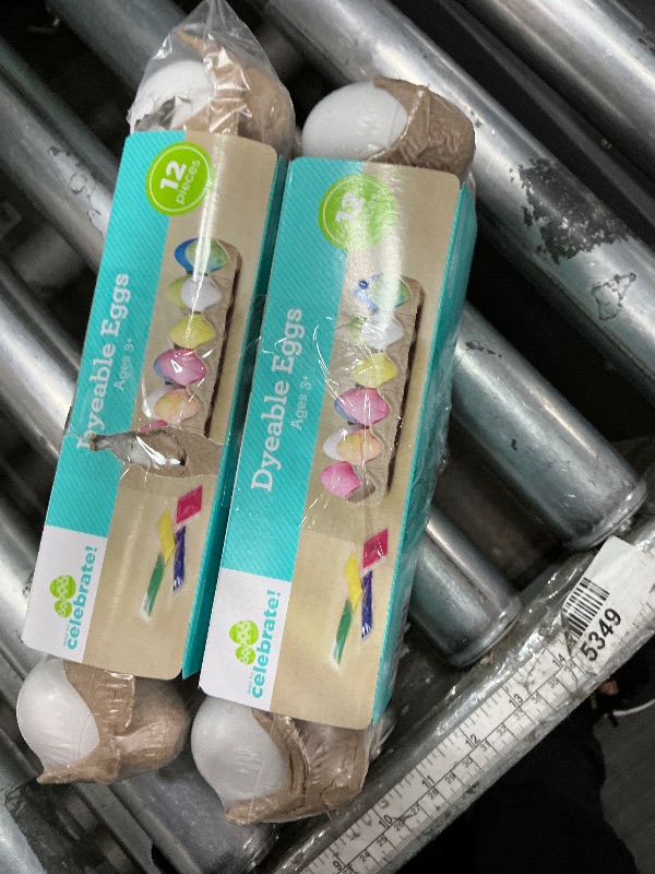 Photo 1 of (2) 12 Plastic Decorating DIY Dyable Craft Eggs - No Cooking Required by Walmart