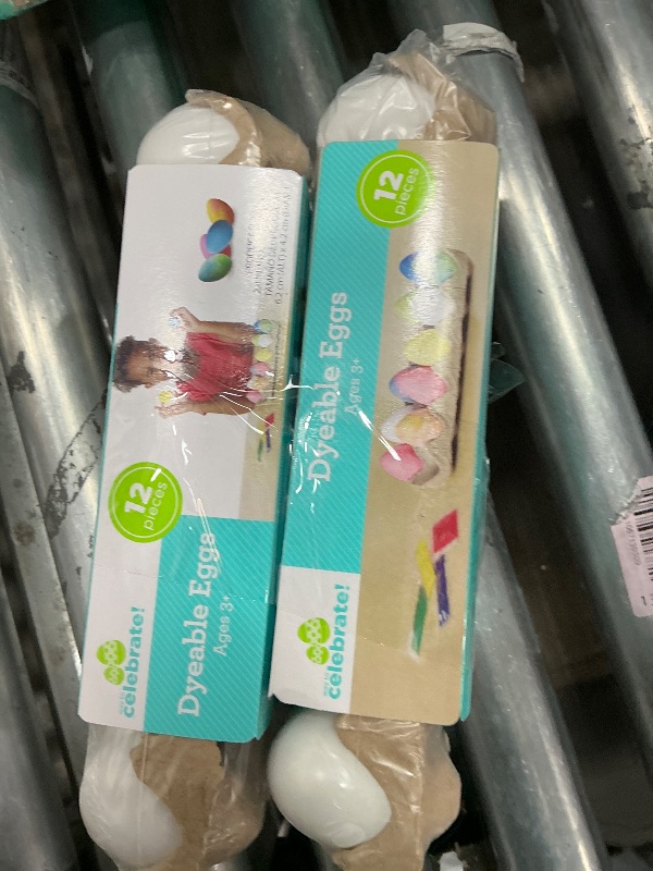 Photo 1 of  (2)  12 Plastic Decorating DIY Dyable Craft Eggs - No Cooking Required by Walmart
