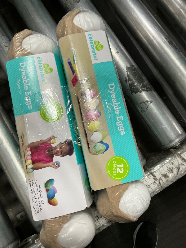 Photo 1 of  (2)  12 Plastic Decorating DIY Dyable Craft Eggs - No Cooking Required by Walmart