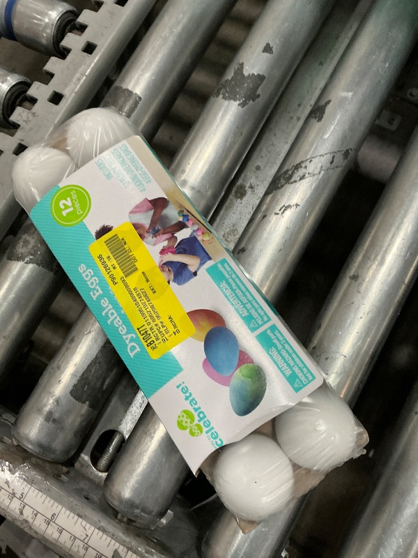 Photo 1 of 12 Plastic Decorating DIY Dyable Craft Eggs - No Cooking Required by Walmart