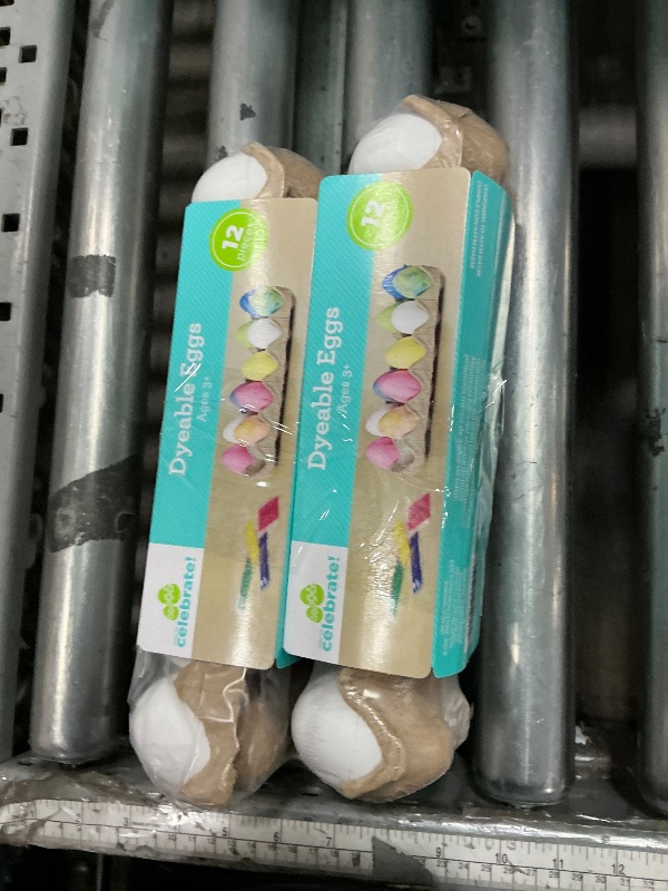 Photo 1 of  (2)  12 Plastic Decorating DIY Dyable Craft Eggs - No Cooking Required by Walmart