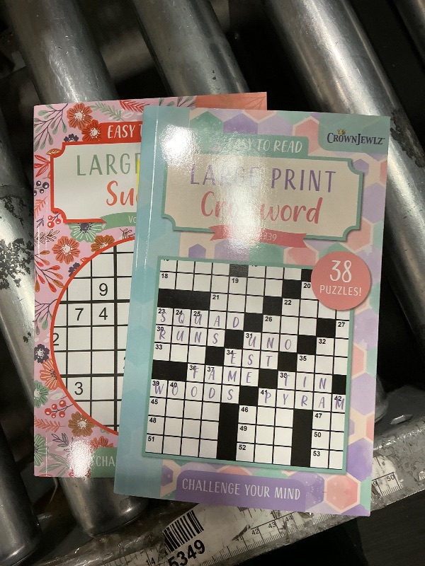 Photo 1 of  (2) easy to readlarge print sudoku