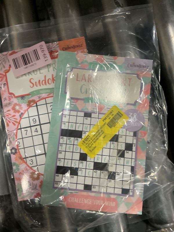 Photo 1 of  (2) easy to readlarge print sudoku