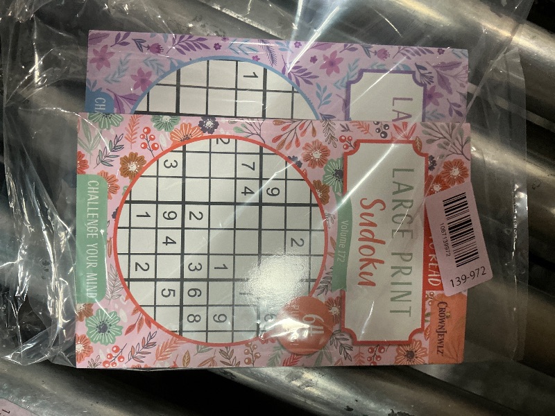 Photo 1 of  (2) easy to readlarge print sudoku