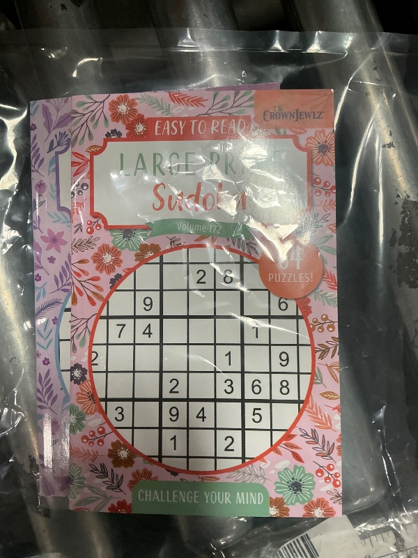 Photo 1 of (2) easy to readlarge print sudoku