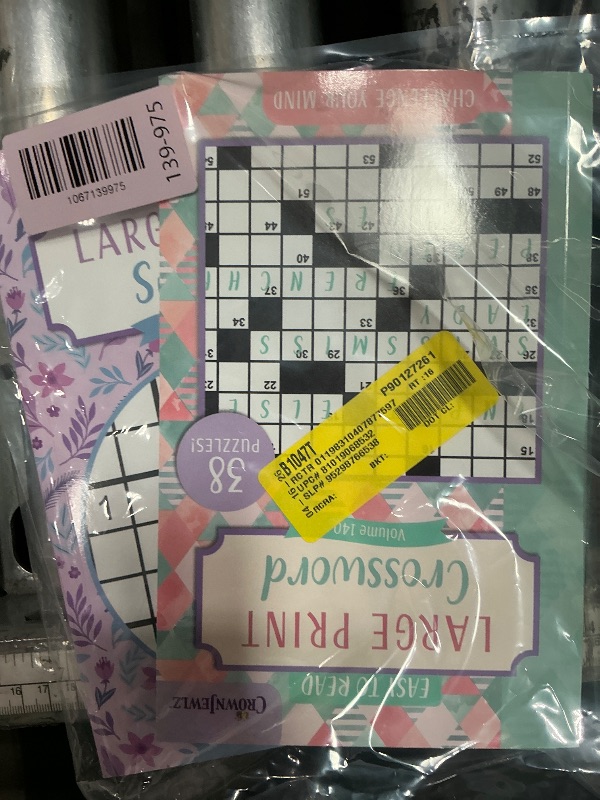 Photo 1 of  (2) easy to readlarge print sudoku