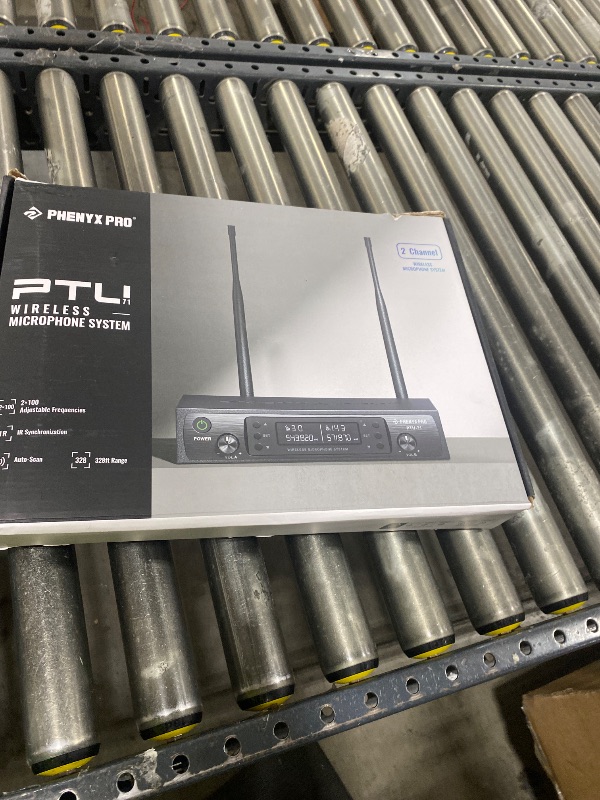 Photo 1 of Studio Z UHF Wireless Microphone (STZ-W3372), Dual Wireless Mics,w/ 2 Handhelds, 2x50 Channel Operation, 200ft Range, Dynamic Microphone for Singing, Karaoke, Church
