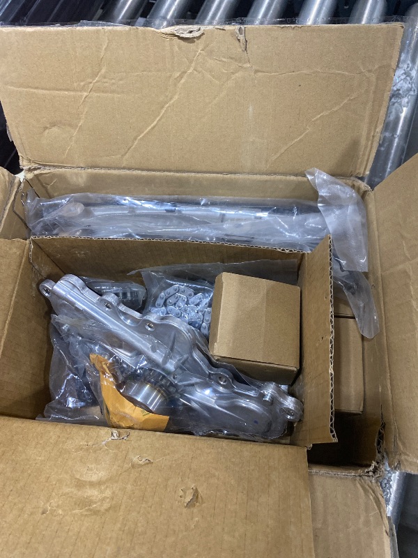 Photo 1 of Engine Timing Chain Kit Water Pump Fits for Ford Flex Taurus Edge 2007-2010 3.5L,MKX MKS MKT MKZ 07-10 3.5L for Mazda 6 CX-9 08-11 3.7L Automotive Replacement Time Part Sets Replace AT4Z-6268-C