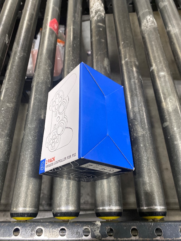 Photo 1 of Yinjie 2 Pack Wireless Controller for PS3, Compatible with Playstation 3, with 2 Charging Cables - Black