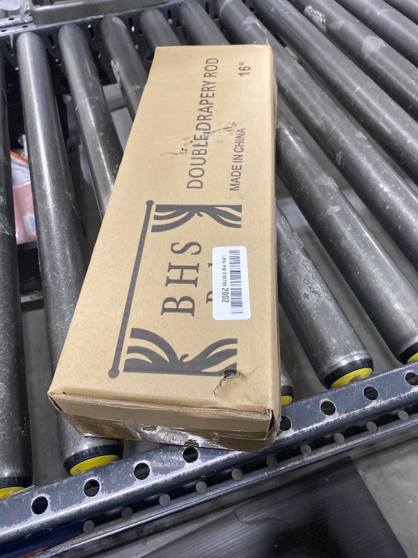 Photo 1 of 1 Inch Simulated Wood Double Curtain Rod with Vintage-style Finials-Tension Curtain Rods 48-84 Inchs for Bedroom&Home Decor