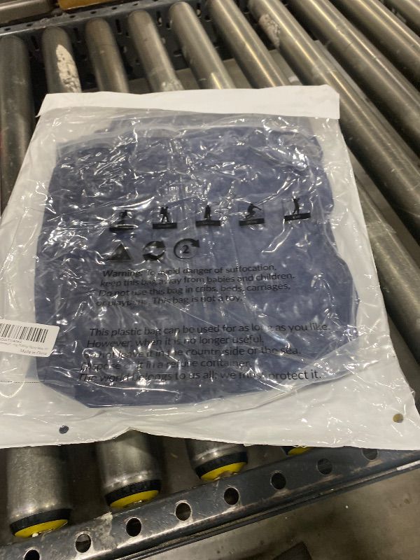 Photo 1 of ASPO Men's Windproof Warm Golf Vest Outerwear with 6 Pockets Waterproof Winter Softshell Sleeveless Puffer Jacket for Hiking Navy Blue M