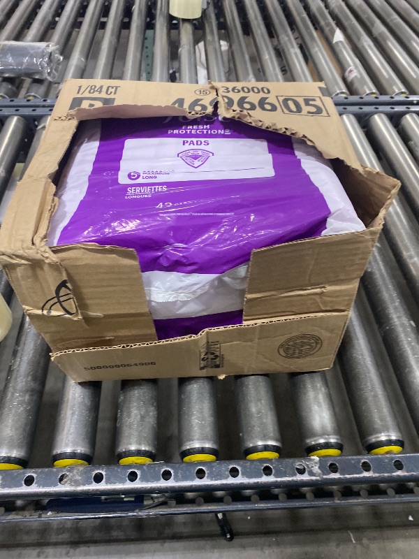 Photo 1 of Poise Overnight Incontinence & Postpartum Pads for Bladder Leaks, 8 Drop Extra Coverage, 72 Count (2 Packs of 36), Packaging May Vary