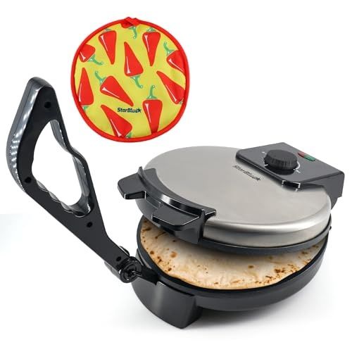 Photo 1 of StarBlue Automatic Electric Stainless Steel Non-stick Roti Maker 10-inch