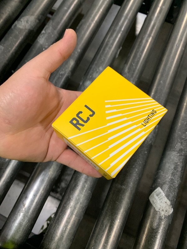 Photo 1 of  RCJ 9006 LED Bulb, HB4 Bulbs 100W 30000LM Super Bright Bulb with Cooling Fan, 6000K Cool White Fog Lights, Plug and Play, Pack of 2 