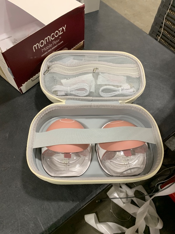 Photo 1 of Momcozy Wearable Breast Pump, Hands Free Upgraded Mobile Flow | M9, App Discreet Control with Personalized Multi-Modes & 15 Levels, Wearable Breast Pump 24mm, 2 Pack Cozy Red