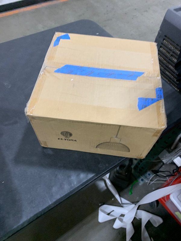 Photo 1 of ELYONA Modern Hammered Pendant Light Fixtures with 12" Metal Shade Solid Wood Dome Hanging Pendant Light for Farmhouse Kitchen Island Dining Room Sink Bedroom Hallway Medium 2 Pack Blue