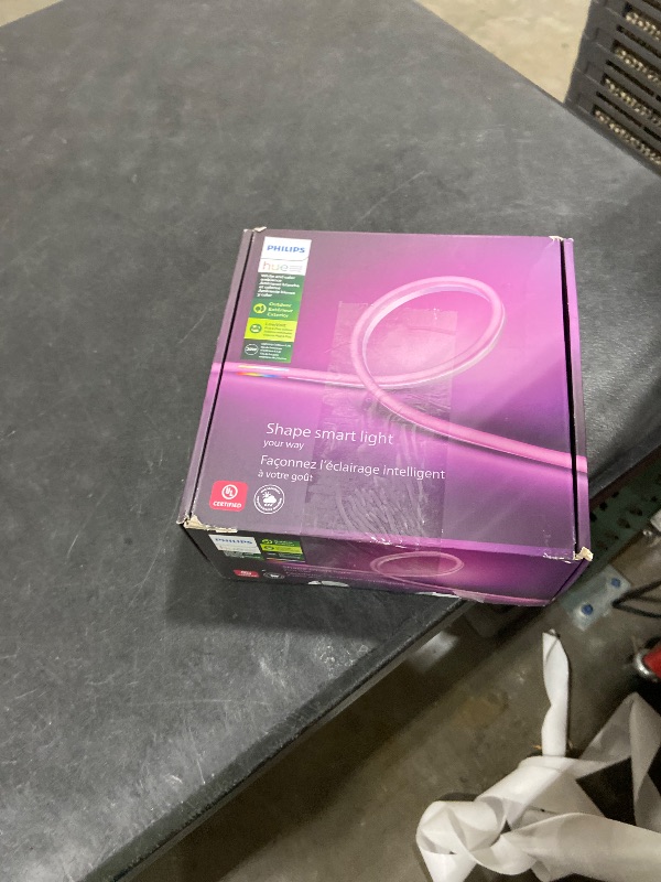 Photo 1 of Philips Hue Outdoor 7-Foot Smart LED Light Strip - White and Color Ambiance - 1 Pack - Requires Hue Bridge - Weatherproof - Control with Hue App - Works with Alexa, Google Assistant and Apple HomeKit