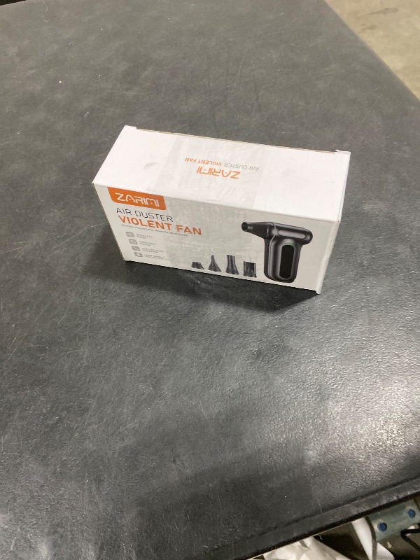 Photo 1 of ZARIMI Electric Compressed Air Duster, 170000RPM High-Speed Cordless Air Blower with Rechargeable Battery for Keyboard, PC & Electronics Car Cleaning, Reusable Canned Air Alternative