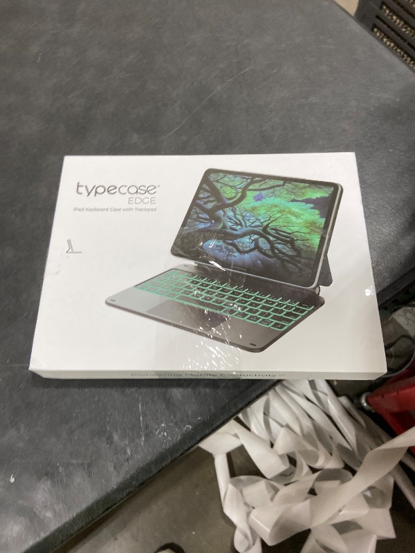 Photo 1 of typecase Edge Keyboard Case for iPad Air 11-inch(M3/M2, 2025/2024), iPad Pro 11-inch(4th/3rd/2nd/1st Gen) & iPad Air 10.9-inch 5/4th Gen, Multi-Touch Trackpad, 11-Color Backlight, Black