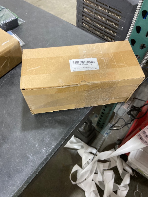 Photo 1 of 10 Pack 6 inch Plastic Spring Clamps, Black Heavy Duty Clips, Backdrop Clips, Plastic Clamps for Crafts, Backdrop Stand, Woodworking, Photography