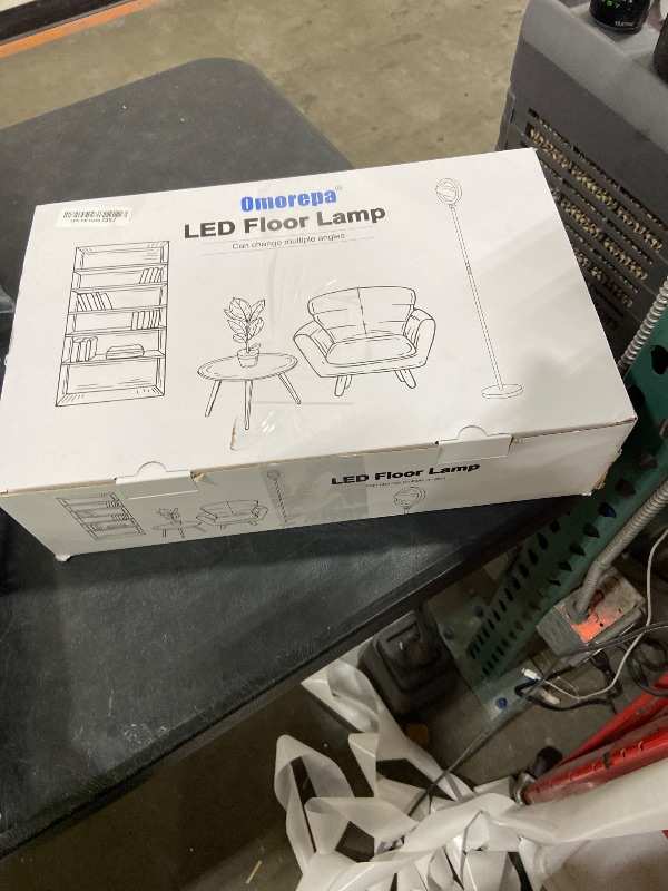 Photo 1 of Omorepa 36W Bright LED Floor Lamp for Living Room with Remote, 75.5 Inch Tall Stepless Dimmable Standing Lamp for Office, Torchiere Floor Lamp with 2 Rotatable Lights 1900K-6500K for Bedroom