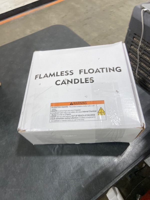 Photo 1 of Homemory 48 Pack 3” Flameless Led Floating Candles, 200 Hour White Battery Operate Waterproof Tealights for Cylinder Vases, Centerpieces at Wedding Decor, Party, Pool