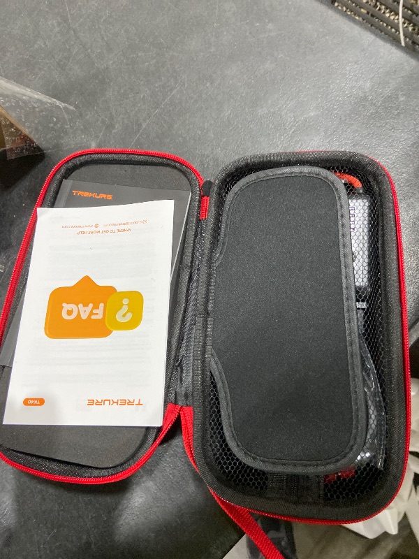 Photo 1 of Car Battery Jump Starter with OBD2 Scanner 5000A, Car Battery Jumper Starter Portable (All Gas/10L Diesel), 12V Jump Box Jumper Cables, Code Reader for Check Engine Light, Diagnostic Tool